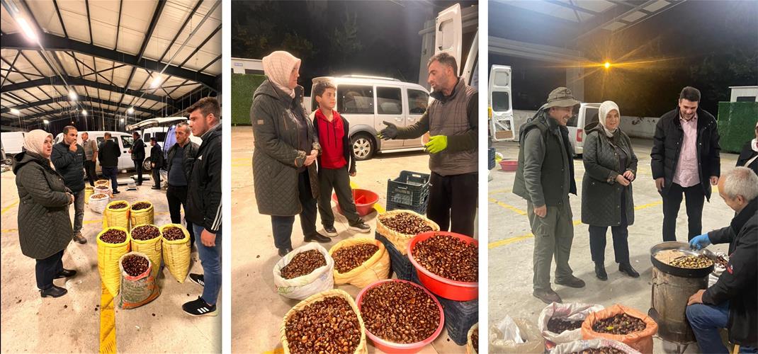 DÜZCE KESTANESİ ÜRETİCİLERİNE ZİYARET: “COĞRAFİ İŞARET, EMEĞİN VE KALİTENİN GÜVENCESİ”