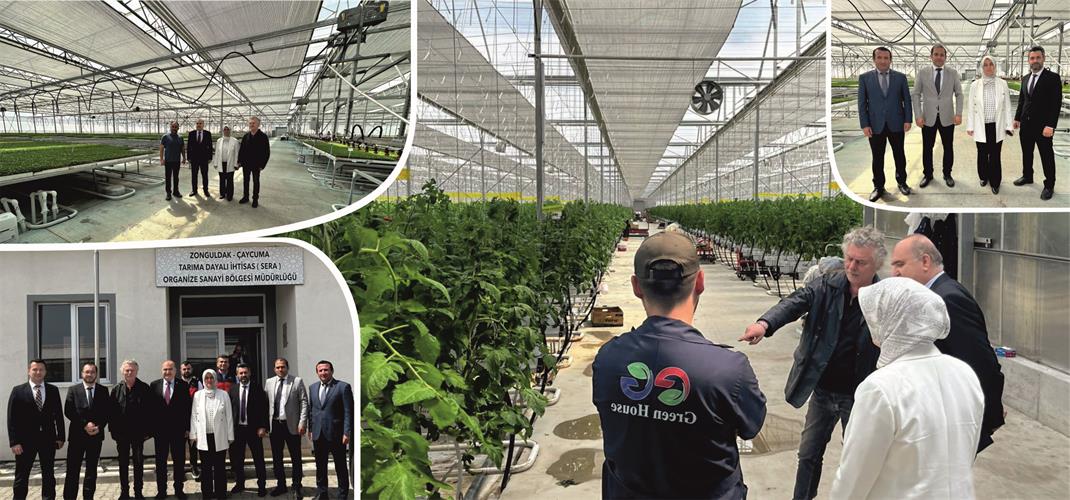 DÜZCE’DEN ÇAYCUMA SERACILIK OSB’YE ZİYARET