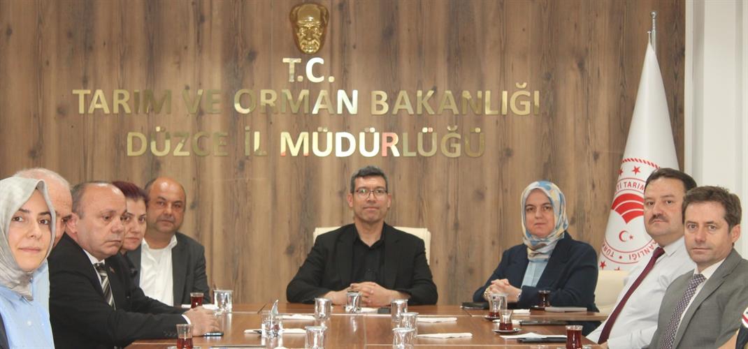 GIDA VE YEM KONTROL DAİRE BAŞKANI MEHMET MENDERİS İL MÜDÜRLÜĞÜMÜZÜ ZİYARET ETTİ